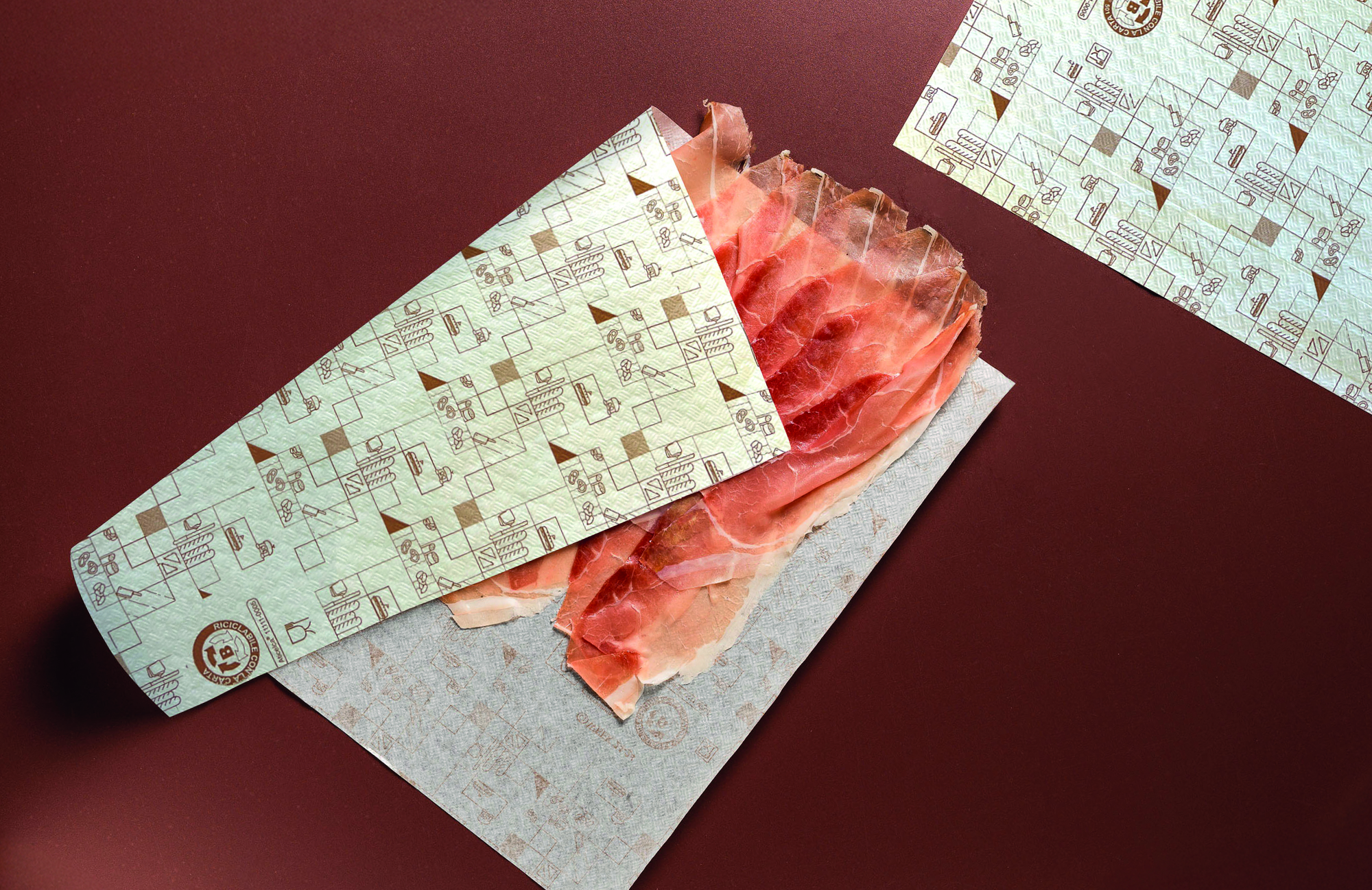 C.B.35 ACCOPPIATA HD.PE GOFFRATA (400 PZ.) GASTRONOMIA