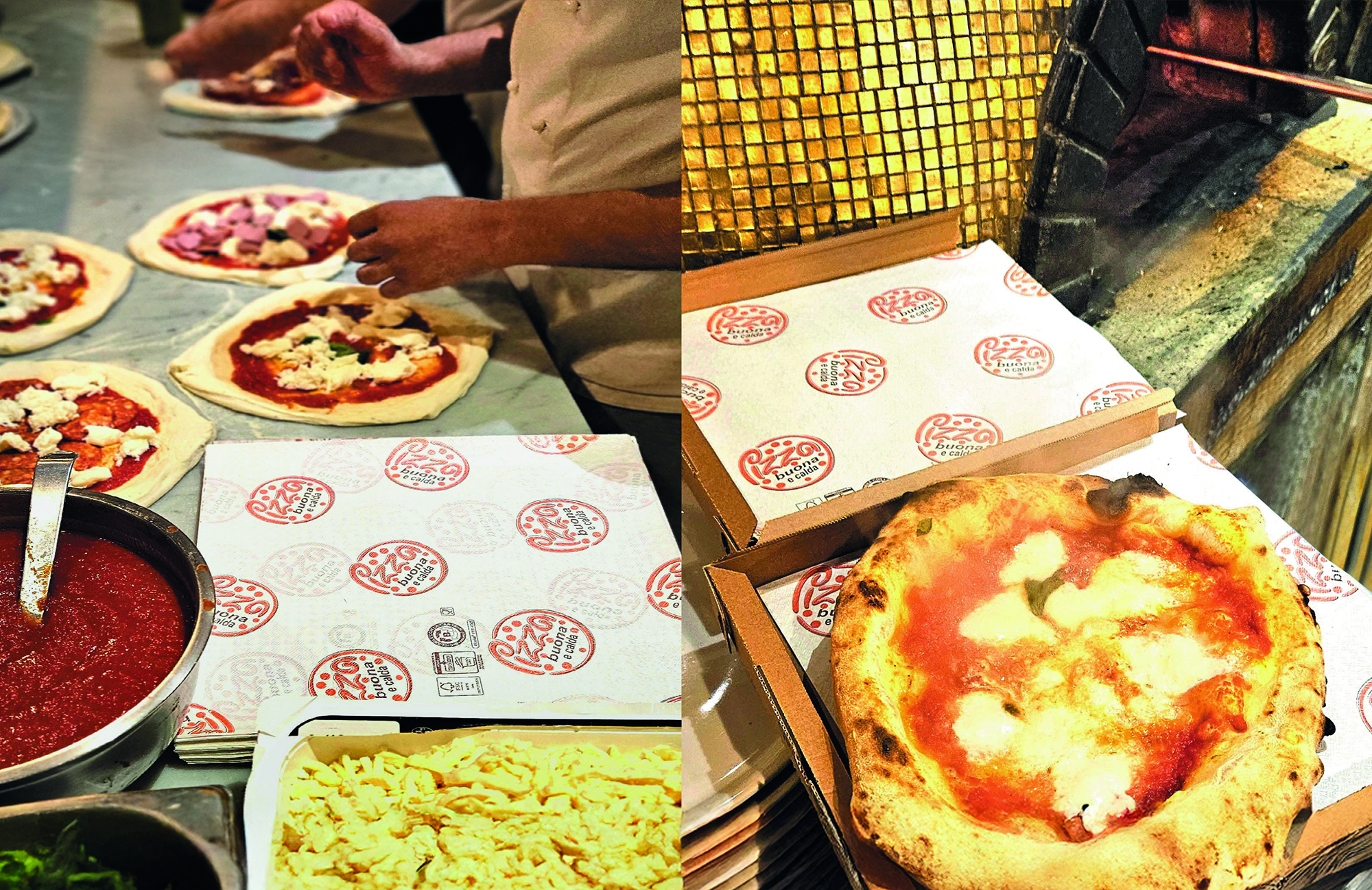 C.B.43 ACC.HD.PE GOFFRATA (500 PZ.) PIZZA